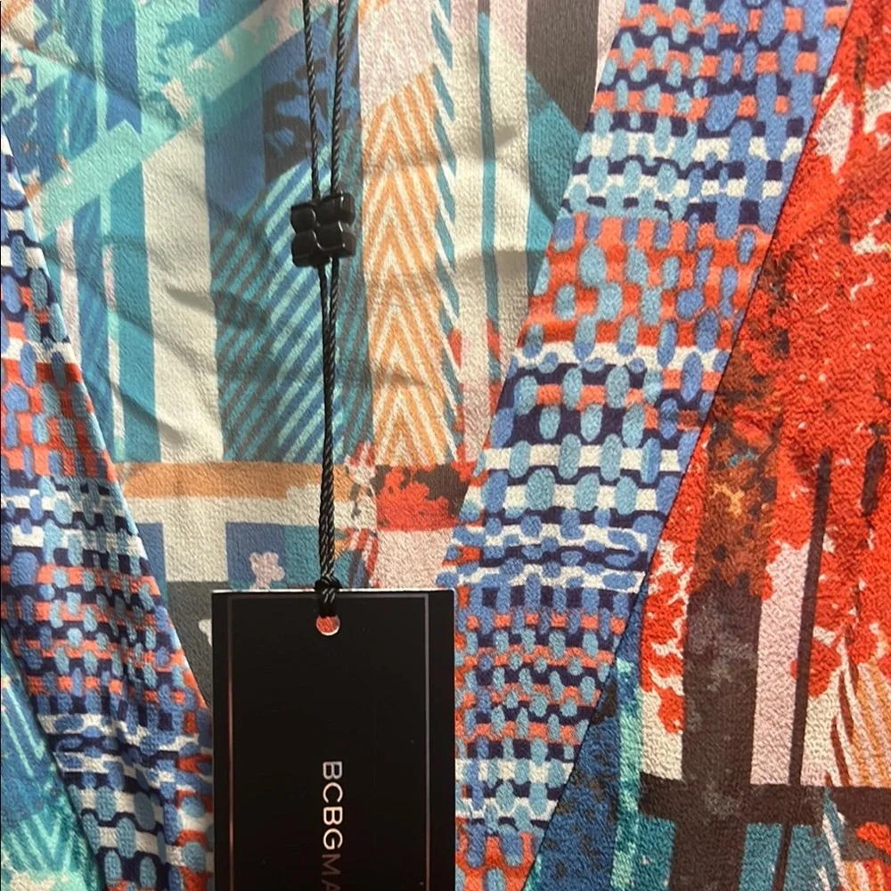 Colorful Abstract Kimono Robe - Picture 2 of 5